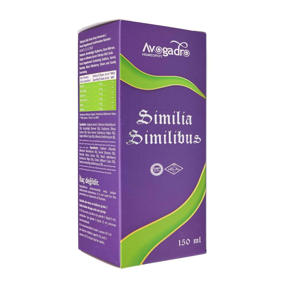 SIMILIA SIMILIBUS ŞURUP 150 ML