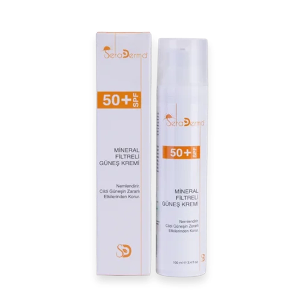 SERADERMA MİNERAL FİLTRELİ GÜNEŞ KREMİ 100 ML