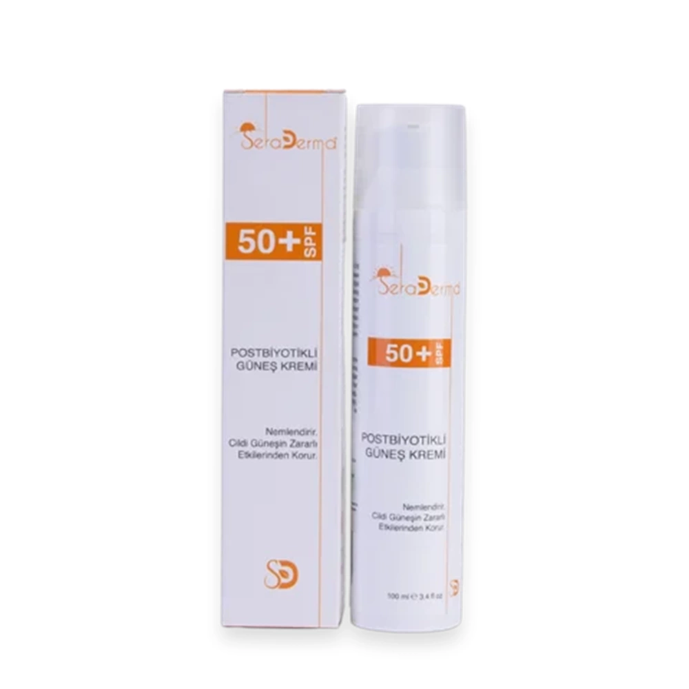 SERADERMA POSTBİYOTİKLİ 50+SPF GÜNEŞ KREMİ 100 ML