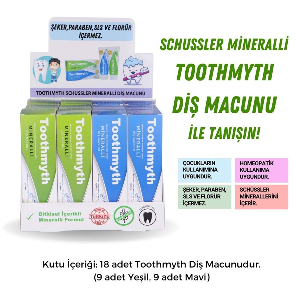 TOOTHMYTH SCHUSSLER MİNERALLİ DİŞ MACUNU SETİ