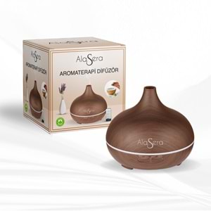 ALASERA AROMATERAPİ KOYU AHŞAP DİFÜZÖR