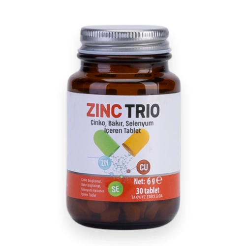 ZINC TRIO 30 TABLET (Çinko, Bakır, Selenyum)