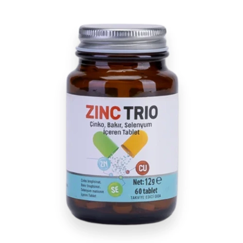 ZINC TRIO 60 TABLET (Çinko, Bakır, Selenyum)