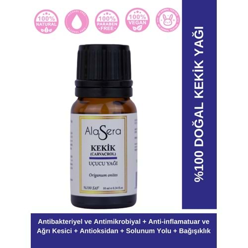 KEKİK YAĞI Origanum Onites (CARVACROL) 10 ML